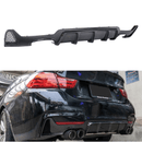 For 2014-2020 BMW 4 Series F32 MP Style Carbon Fiber Style Rear Diffuser Quad Outlet-1