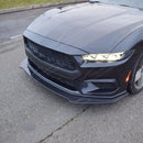 Fits Ford Mustang 2024-2025 Real Carbon Fiber Front Splitter Lip Spoiler (1pc)-12