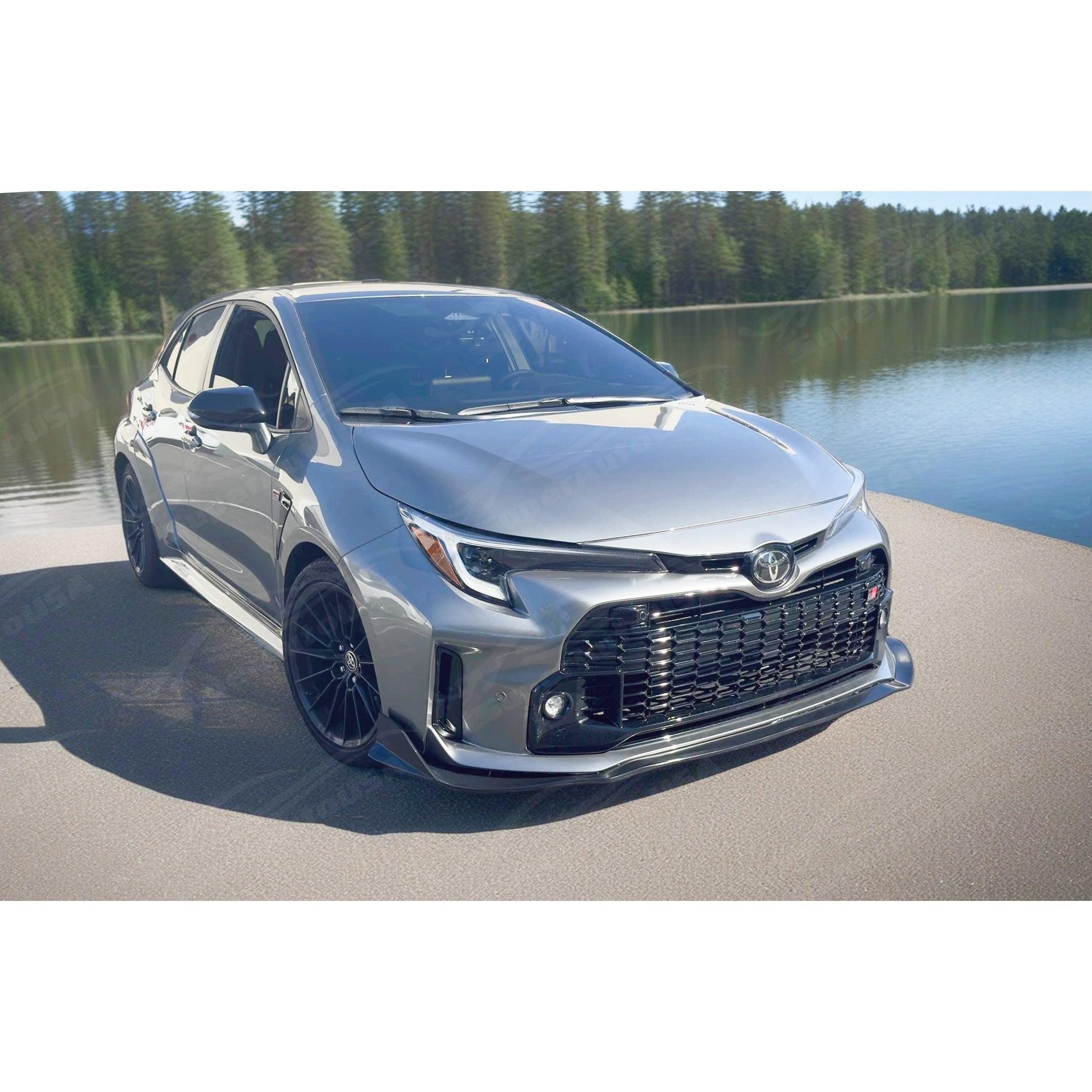 Front Bumper Spoiler Splitter Lip Fits 2022-2025 Toyota GR Corolla PU 1pc