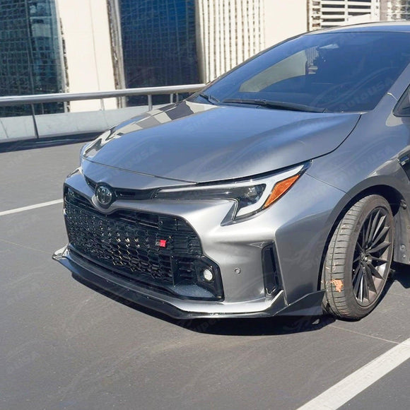 Front Bumper Spoiler Splitter Lip Fits 2022-2026 Toyota GR Corolla PU 1pc