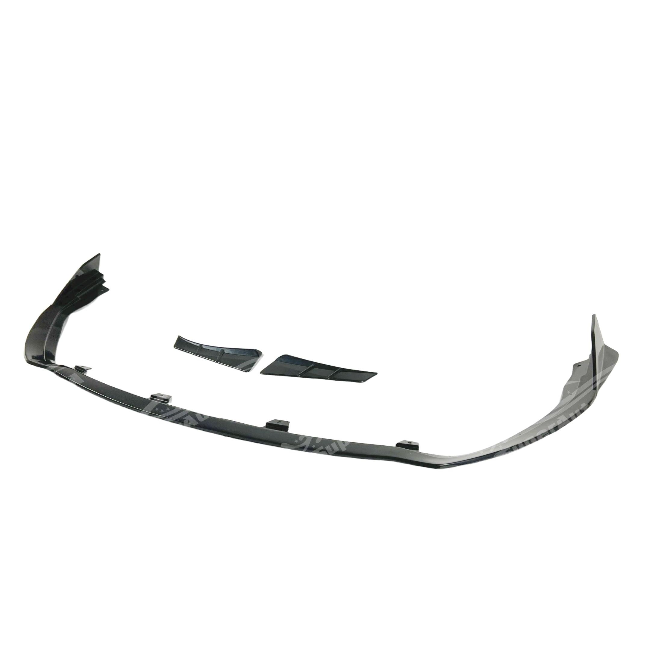 Front Bumper Spoiler Splitter 1pc Lip w/ Corner Splitter Fits 2022-2025 Toyota GR Corolla PU