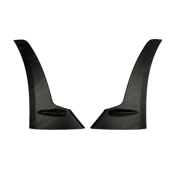 BMW M4 F83 (2015-2020) with Matte Black Front Spoiler Winglets, providing a subtle yet effective aerodynamic boost