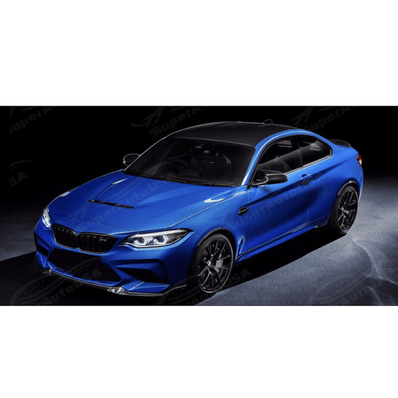 Fits 2019-21 BMW F87 M2 CS Style Front Bumper Lip Splitter