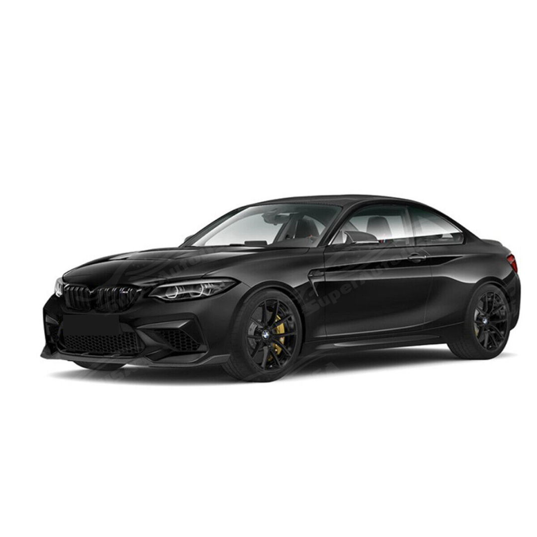 Se adapta a 2018-2020 BMW 2-Series M2 M2C F87 Gloss Black CS Style Front Lip Splitter (Gloss Black)