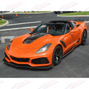 Compatible con el kit de parachoques delantero estilo ZR1 de Corvette C7 2014-2019 -9