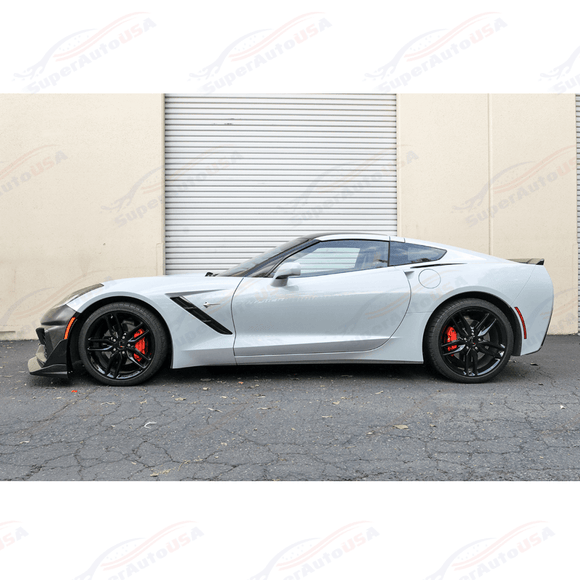 Compatible con el kit de parachoques delantero estilo ZR1 de Corvette C7 2014-2019 