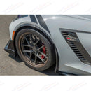 Fits Chevrolet Corvette C7 Front Fender Flares Wheel Cover Trim-6