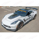 Fits Chevrolet Corvette C7 Front Fender Flares Wheel Cover Trim-5