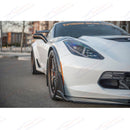 Fits Chevrolet Corvette C7 Front Fender Flares Wheel Cover Trim-13