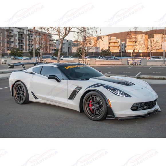 Fits Chevrolet Corvette C7 Front Fender Flares Wheel Cover Trim