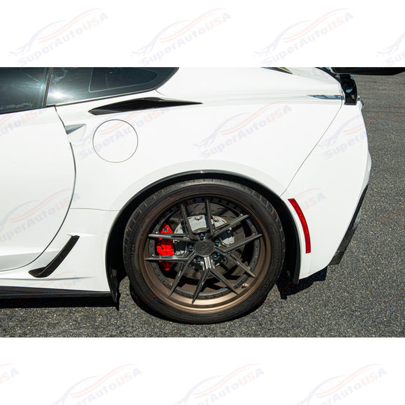 Fits 2014-2019 Chevrolet Corvette Rear Quarter Fender Flare Trim Cover