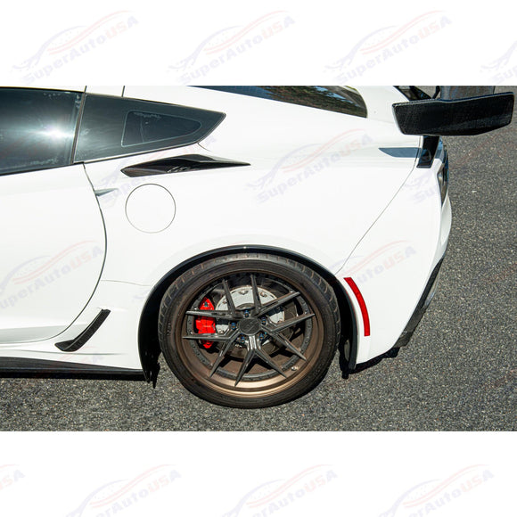 Fits 2014-2019 Chevrolet Corvette Rear Quarter Fender Flare Trim Cover