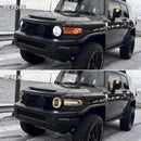 Se adapta al conjunto secuencial de luces delanteras LED completas Toyota FJ Cruiser 2007-2014 -2