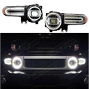 Se adapta al conjunto secuencial de luces delanteras LED completas Toyota FJ Cruiser 2007-2014 -1