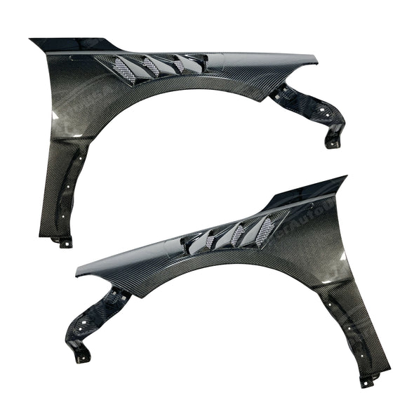 Guardabarros laterales defectuosos, estilo M3 y M4, de acero negro, para BMW Serie 3 F30 12-18