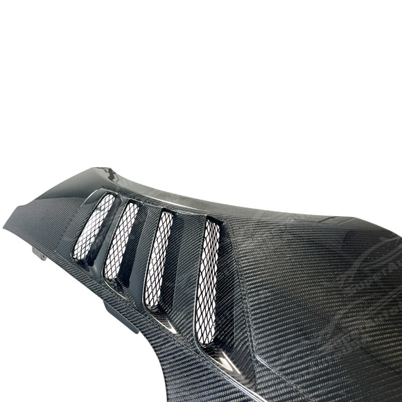 Guardabarros laterales defectuosos, estilo M3 y M4, de acero negro, para BMW Serie 3 F30 12-18