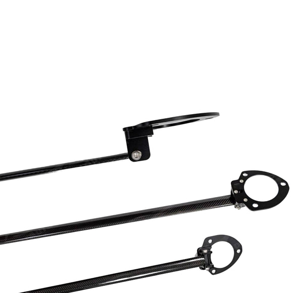 For 23+ FL5 Honda Civic Type R TCR Tuning Dry Carbon Fiber Front Strut Tower Top Brace Bar