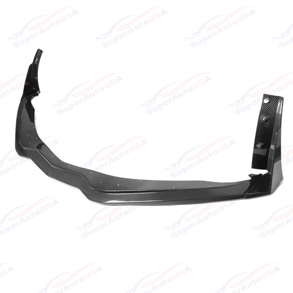 Fits Corvette C7 Carbon Fiber Front Bumper Lip W/ Stage 3 Wicker Bill Winglets