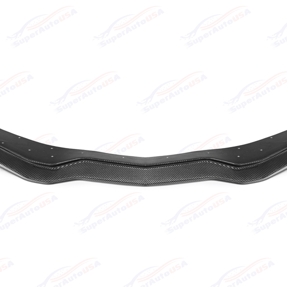 Fits Corvette C7 Carbon Fiber Front Bumper Lip W/ Stage 3 Wicker Bill Winglets