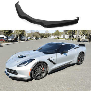 Se adapta al parachoques delantero central de la etapa 2 del Chevrolet Corvette C7 2014 en adelante.