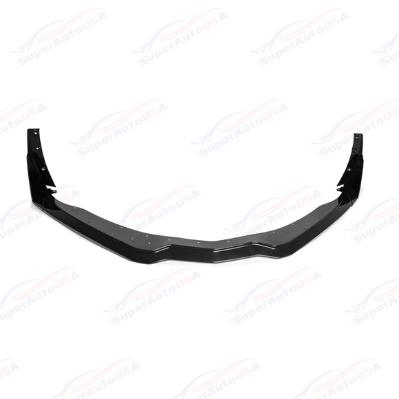 Fits Corvette C7 Carbon Flash Front Lip W/ Stage 3 Wicker-bill Side Winglets