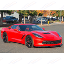 Fits Corvette C7 Stage 2 Carbon Flash Black Front Bumper Lip W/ Side Winglets-7