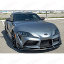 Fits 2020-UP Toyota Supra A90 Artisan Spirit Carbon Fiber Front Splitter Lip-3