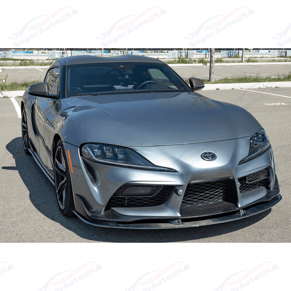 Fits 2020-UP Toyota Supra A90 Artisan Spirit Carbon Fiber Front Splitter Lip