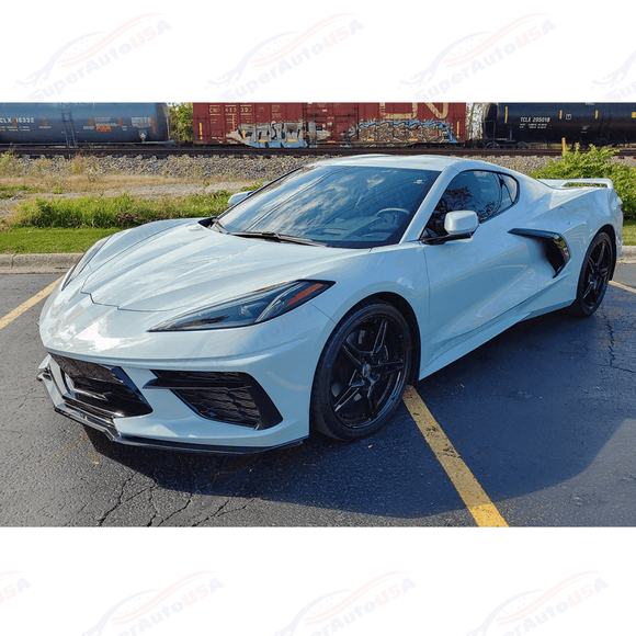 Fits 2020-Up Chevrolet Corvette C8 Z51 Style Front Bumper Lip Splitter