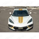 Fits 20-Up Corvette C8 5VM Front Bumper Lip Splitter (2 Pcs)-22