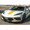 Fits 2020-Up Chevrolet Corvette C8 5VW Front Bumper Lip Splitter-15