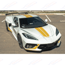 Fits 2020-Up Chevrolet Corvette C8 5VW Front Bumper Lip Splitter-13