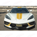 Fits 2020-Up Chevrolet Corvette C8 5VW Front Bumper Lip Splitter-14