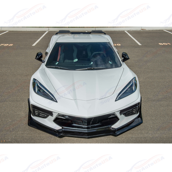 Se adapta al borde del parachoques delantero Corvette C8 EOS Performance Track Edition modelo 20 en adelante 