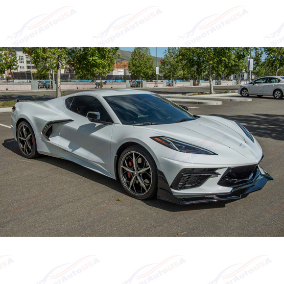 Se adapta al borde del parachoques delantero Corvette C8 EOS Performance Track Edition modelo 20 en adelante 
