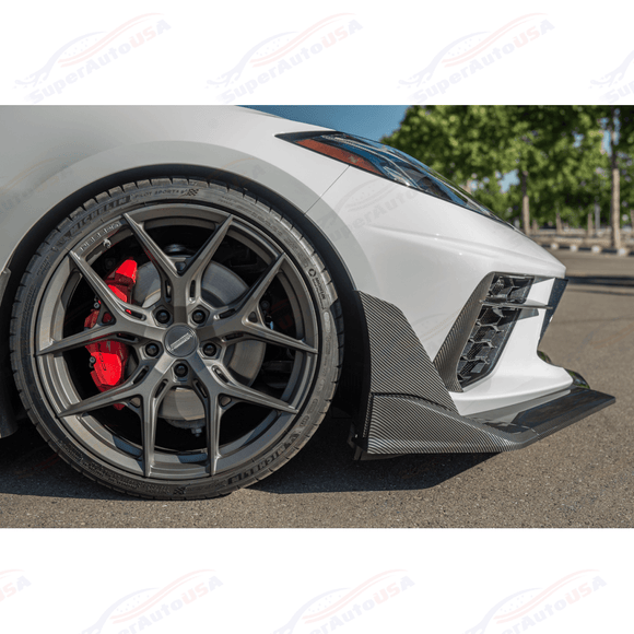 Se adapta al divisor de parachoques delantero Chevrolet Corvette C8 Tracking Edition 2020-23 
