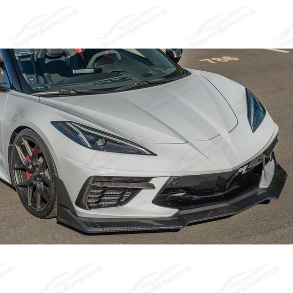 Se adapta al borde del parachoques delantero Corvette C8 EOS Performance Track Edition modelo 20 en adelante 