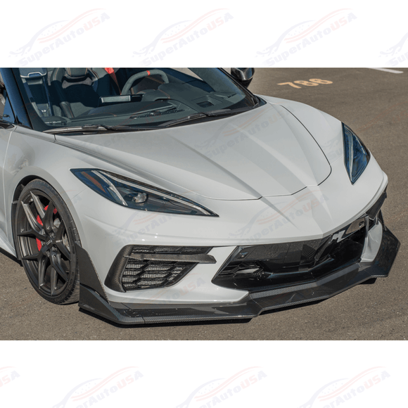 Se adapta al divisor de parachoques delantero Chevrolet Corvette C8 Tracking Edition 2020-23 