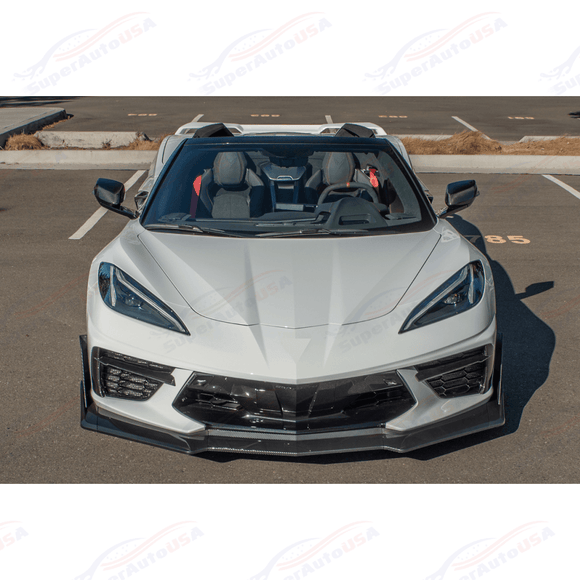 Se adapta al divisor de parachoques delantero Chevrolet Corvette C8 Tracking Edition 2020-23 