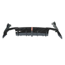 Rear bumper lip diffuser with LED light for BMW 330e xDrive 2019-2022 by SuperAutoUSA.
