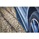 SuperAutoUSA BMW M340i xDrive 2019-2025 side body skirt splitter under spoiler and bottom extension lip.
