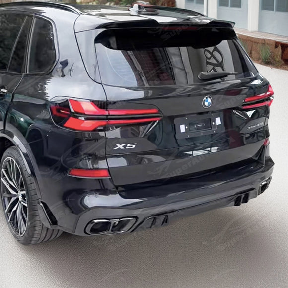 Rear bumper diffuser lip spoiler for 2020 BMW X5 by SuperAutoUSA