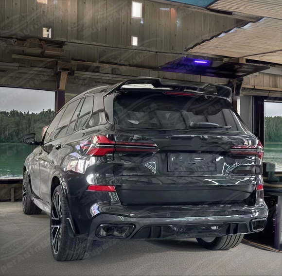SuperAutoUSA rear roof spoiler for BMW X5 M Package G05 trims 2022-2024.
