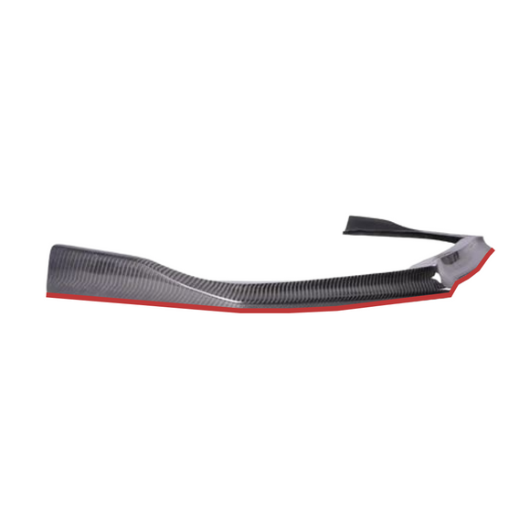 Real carbon fiber front lip for Subaru WRX STI Type RA 2018, 2019, 2020 by SuperAutoUSA.
