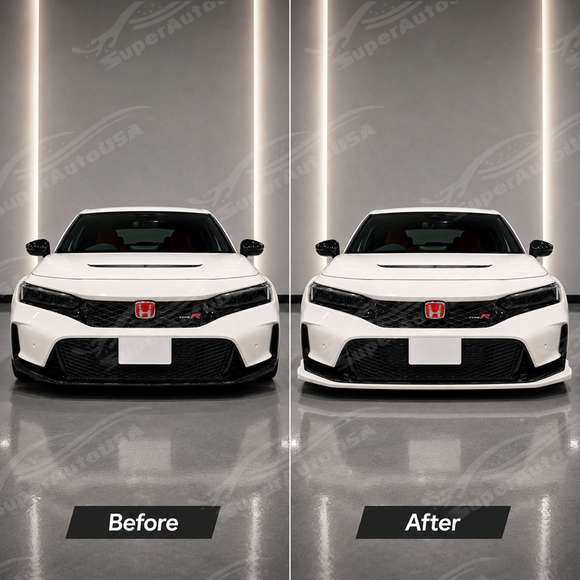 2023-2025 Honda Civic Type R FL5 - MU Style Front Lip - Paint Matched Two Tone