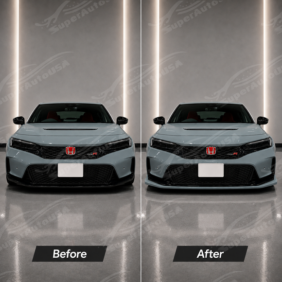 2023-2025 Honda Civic Type R FL5 - MU Style Front Lip - Paint Matched Two Tone