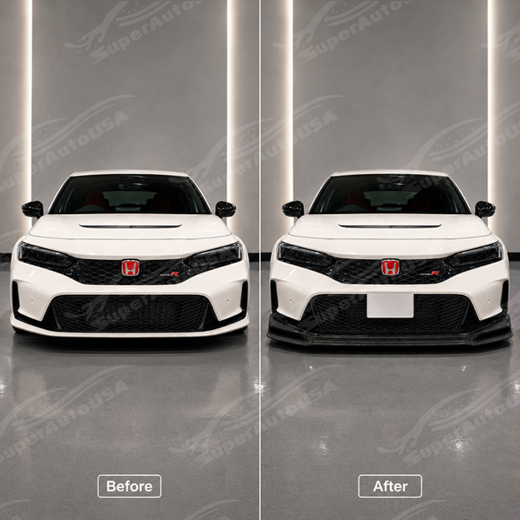 2023-2025 Honda Civic Type R FL5 - Carbon Fiber SPN Style Front Lip