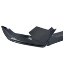 Profile view of the integrated aerodynamic side winglet transition on the SuperAutoUSA front splitter