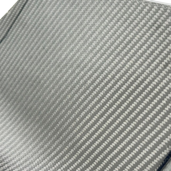 Showing the high-reflective, UV-protected gloss clear finish under daylight conditions