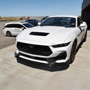Clean, reinforced structural underside layout of the SuperAutoUSA S650 carbon front splitter
